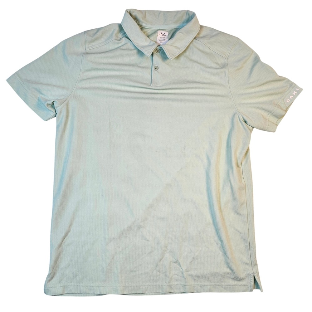 Oakley Mens Regular Fit Golf Polo Shirt Mint Green 2XL CA35460 RN96548